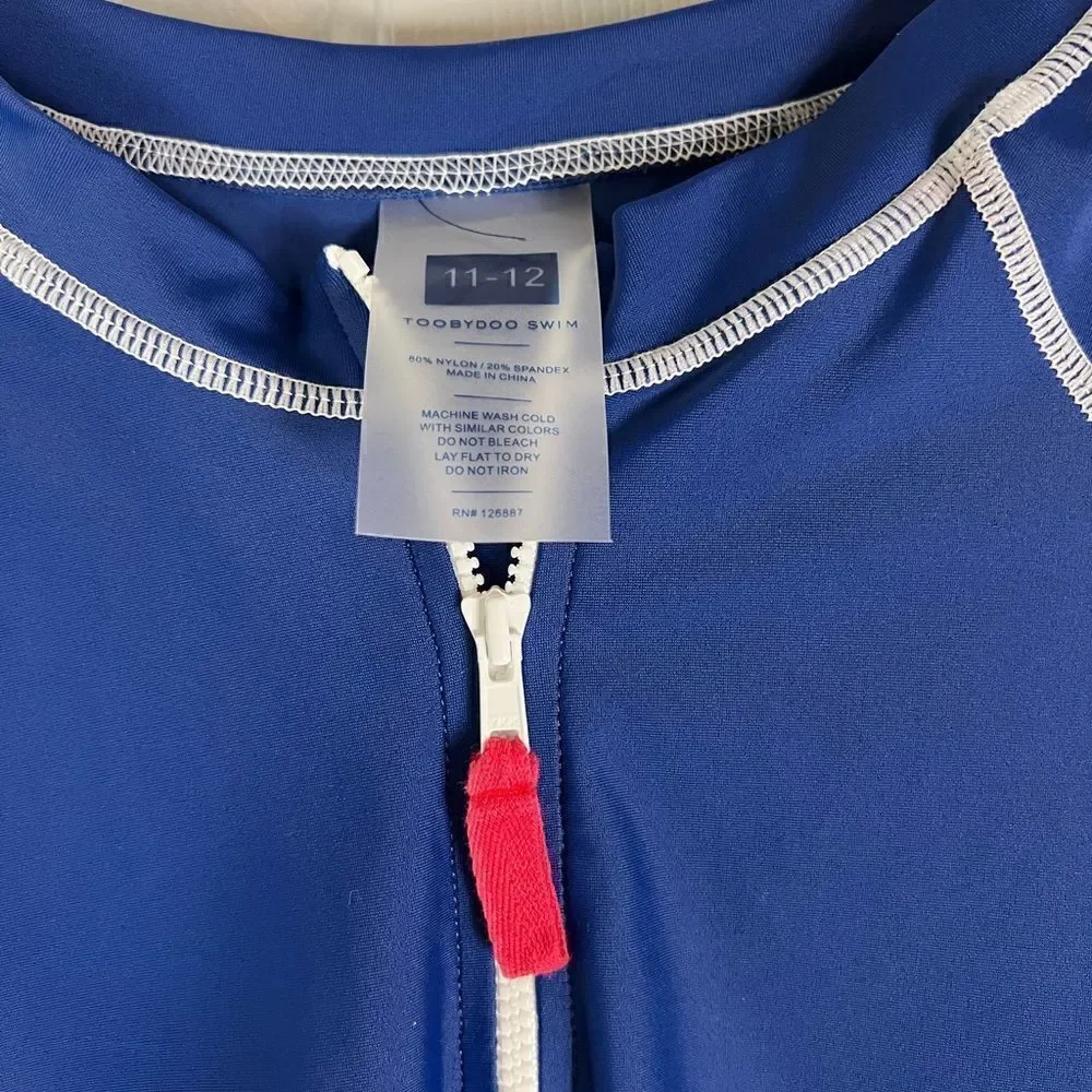Toobydoo Swim Rashguard Top Girls 11-12